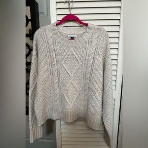 American Eagle cable knit sweater.